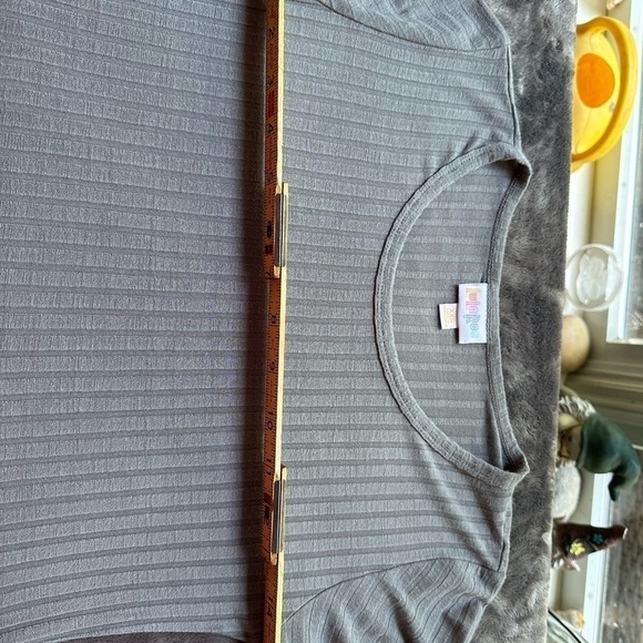 LULAROE gray stretchy dress - Picture 6 of 9